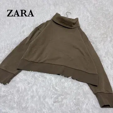 [ 자라 ] 터틀넥 긴팔 트레이닝복 무지 캐주얼 L 풀오버