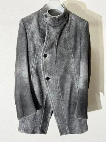 JULIUS 율리우스 멜톤 울 변형 코트