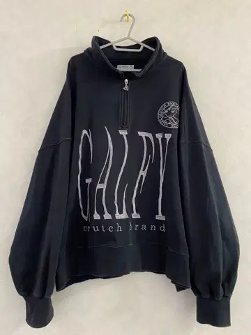 GALFY crutch brand 하프 지퍼 맨투맨 XL 갈피