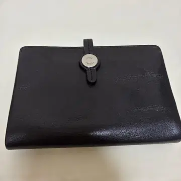 FRAME WORK 이단 접이식 지갑 블랙