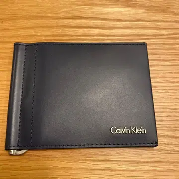 캘빈 클라인 네이비 접이식 지갑