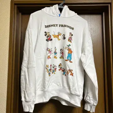 도쿄 디즈니 리조트 디즈니 프렌즈 후드티 S 화이트