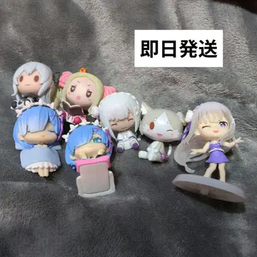 리제로 렘, 에밀리아 등 피규어 7체 세트
