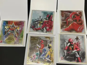 슈퍼 전대 가샤폰 색지 ART 5장 세트