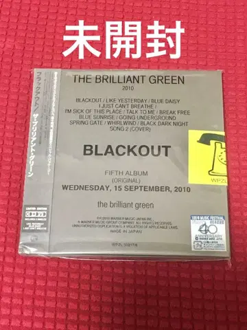the brilliant green [블랙아웃] CD 미개봉