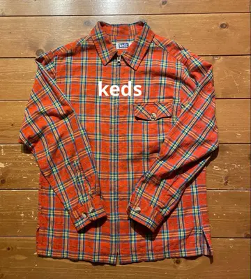 keds USED 체크 셔츠