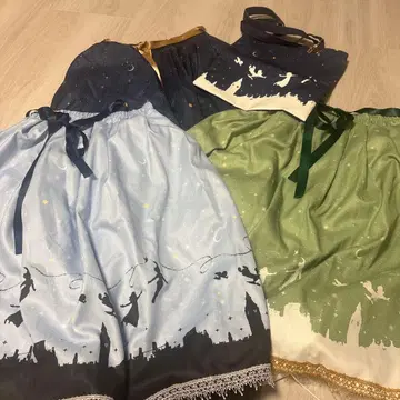 엑시즈팜 피터팬 스커트 토트백 4점