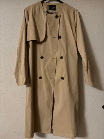 BEAMS LIGHTS 베이지 트렌치코트 38