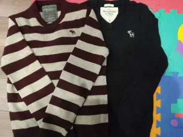 귀중! Abercrombie & Fitch 니트 스웨터 2점 세트