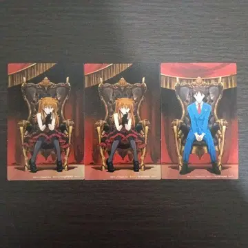 에반게리온 30주년 기념전 입장객 특전 카드 3장 세트