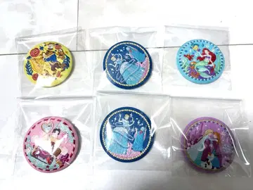 디즈니 자수 캔뱃지 6개 세트