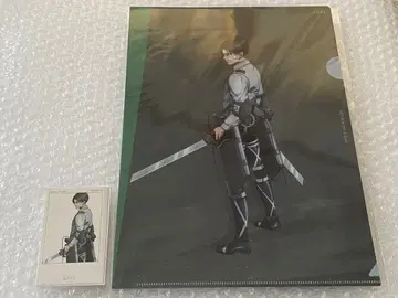 진격의 거인 베이스야드 클리어 파일 스티커 리바이