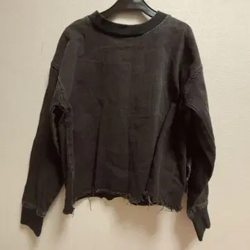 zara 블랙 데님 상의 트레이닝복 프린지