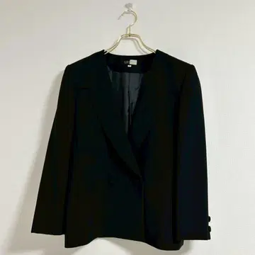 [ SOIR BENIR ] 블랙 더블 브레스트 테일러드 자켓 M