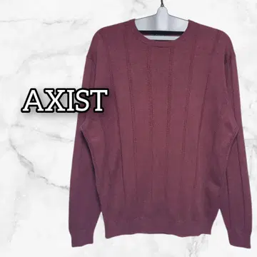 [ AXIST ] 버건디 니트 스웨터 M 사이즈