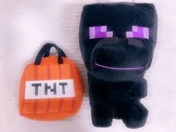 마인크래프트 마이카 봉제 인형 맥도날드 TNT 피규어 백