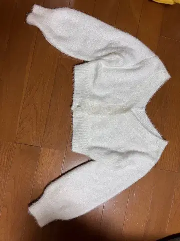 화이트 가디건 Heather