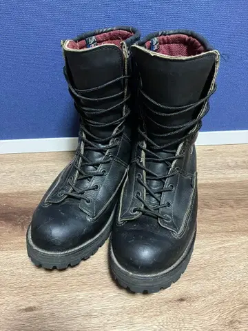 Danner 하이컷 가죽 부츠 블랙