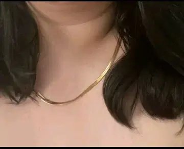 골드 스네이크 체인 목걸이