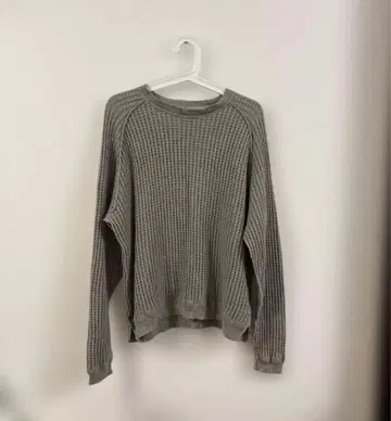 새상품 bukht 와플 편직 긴팔 니트