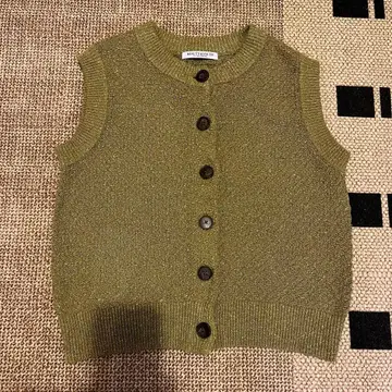 BEAUTY&YOUTH 슬리브리스 니트 올리브