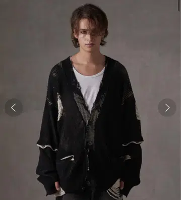 [ 완판 ] GRANCY 데미지 가디건 사이즈 M