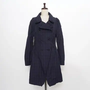 새상품급 마리떼 프랑소와 저버 체스터 코트 네이비 사이즈 M*LD229
