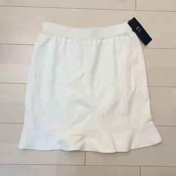 미사용 새상품 23구 골프 여성용 골프 니트 스커트 화이트