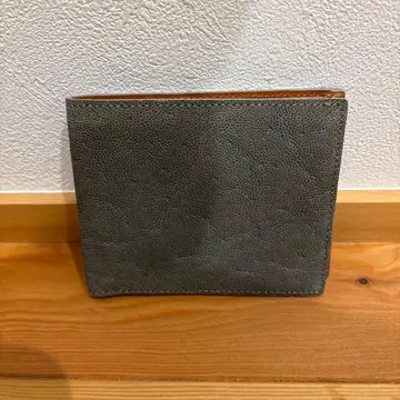 그레이 이단 접이식 지갑