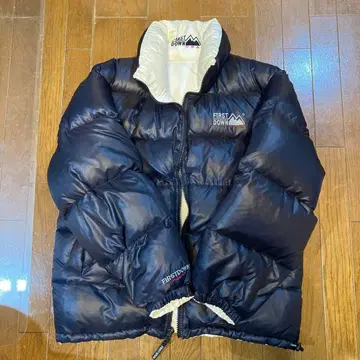 퍼스트 다운 블랙 & 화이트 다운 자켓