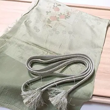 헤11 허리띠 오비 장식 천 세트 그린