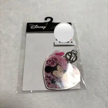 디즈니 아베일 미니 레오파드 무늬 아크릴 키링 핑크