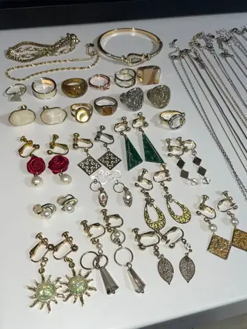 액세서리 목걸이 귀찌 반지 팔찌 묶음 판매