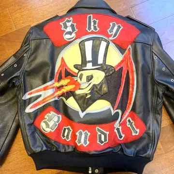 당시 물건! 화이트 패치 라로카 존슨즈 플라잉 자켓