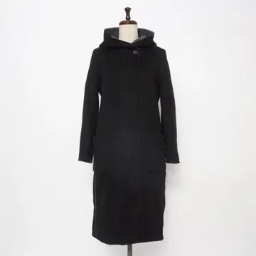 바나나 리퍼블릭 더블 페이스 롱 코트 블랙 사이즈 36*LD224