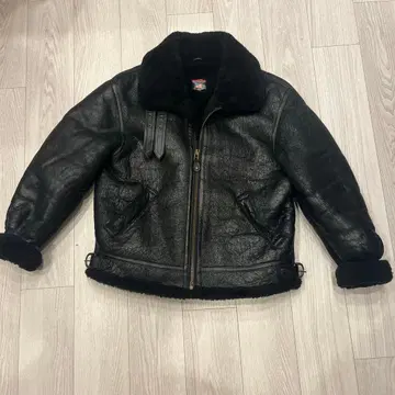 B-3 천연 가죽 무스탕 자켓