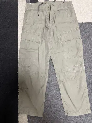 ALPHA INDUSTRIES 밀리터리 카고 팬츠 카키