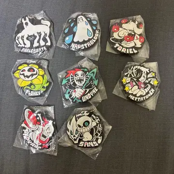 [ 가격 인하 가능 ] 언더테일 러버 키링 컴플리트 묶음 판매 세트