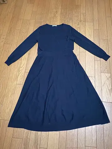 so close 네이비 긴팔 롱 원피스