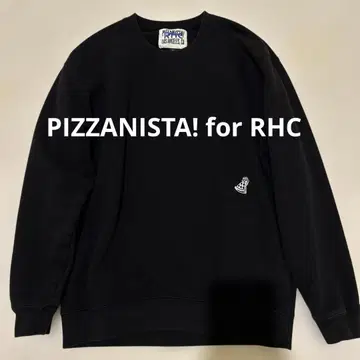 PIZZANISTA! for RHC 맨투맨 블랙 M