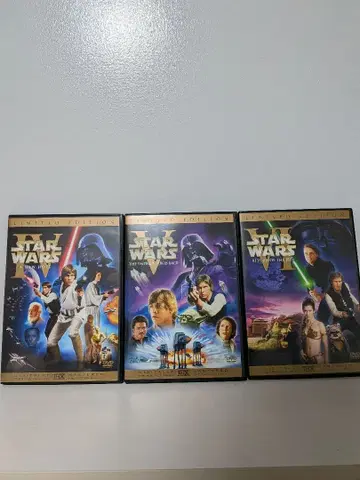 스타 워즈 DVD 리미티드 에디션 (구 3부작 3권 세트)