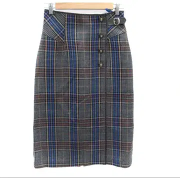 아푸와이저 리셰 체크 무늬 타이트 스커트 M (사이즈 2)