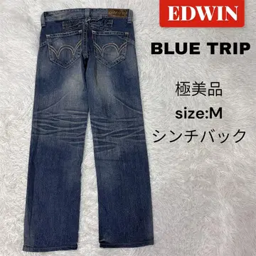 EDWIN BLUE TRIP 데님 M 사이즈 신치 벨트 컨디션 최상