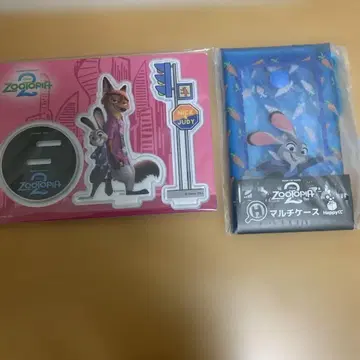 주토피아2 아크릴 스탠드 & 멀티 케이스 세트