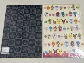 일본풍 10종 포켓몬 센터 클리어 파일 세트