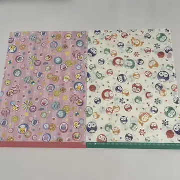 일본풍 패턴 6종 포켓몬 센터 클리어 파일