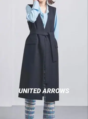 [ 새상품급 ] 유나이티드 애로우즈 노카라 롱 베스트 롱베스트