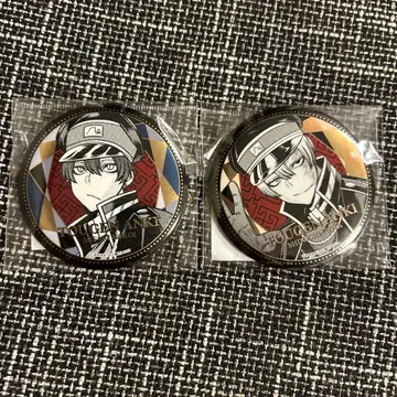 도원암귀 BIG 메탈릭 캔뱃지 카코미 미사키 후와 신이치 캔뱃지