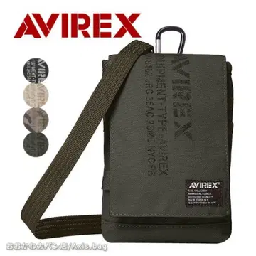 AVIREX AVX341L 바이커 백 바디 백 미개봉 새상품 카키