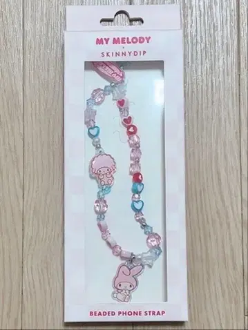 SKINNYDIP 스키니딥 산리오 마이멜로디 피아노 폰 스트랩